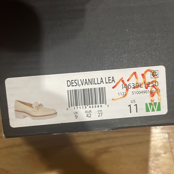 NEW Naturalizer Women Desi Chain Platform Lug Sole Heeled Loafer Taupe 11 W Wide - Picture 7 of 17